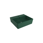 Bocchi Milano 50 cm Tezgah Üstü Lavabo, Mat Yeşil