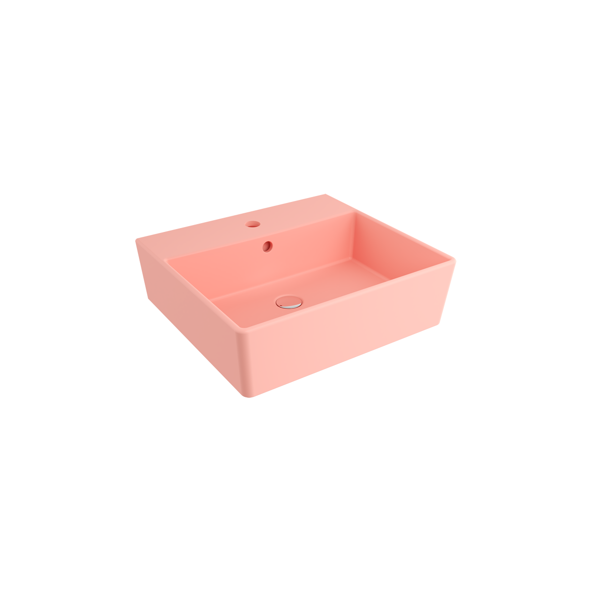 Bocchi Milano 50 Cm Tezgah Üstü Lavabo, Mat Somon