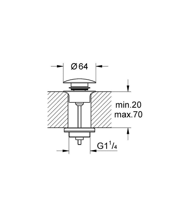 Grohe Bas-Aç Gider Seti, Krom