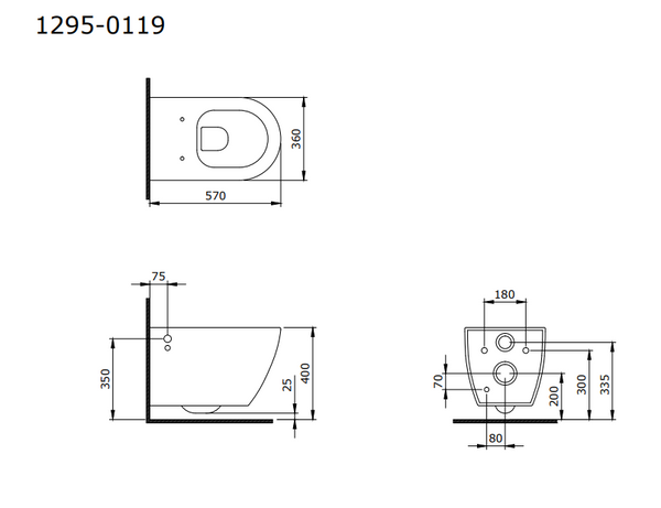 Bocchi Venezia Rimless Asma Klozet P.Burgonya Bordosu