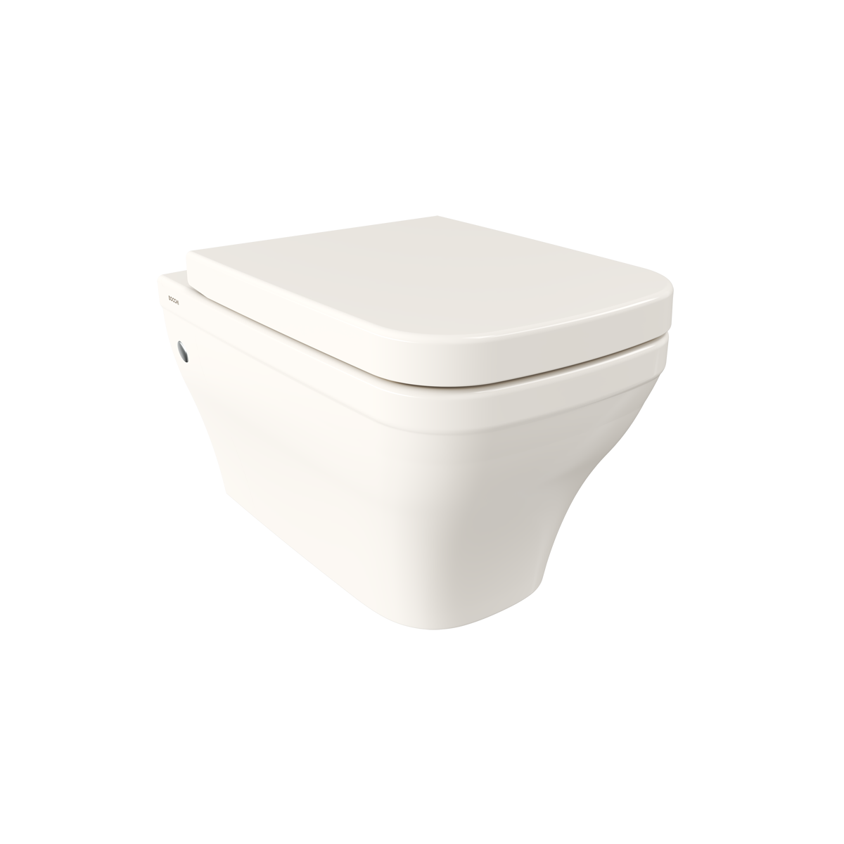 Bocchi Firenze Rimless Asma Klozet, Parlak Bisküvi