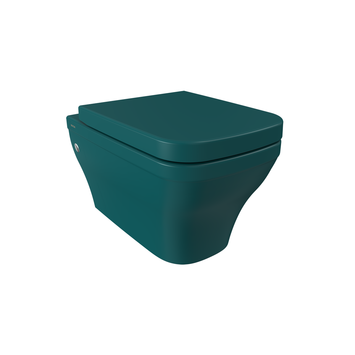 Bocchi Firenze Rimless Asma Klozet, Mat Petrol Mavisi