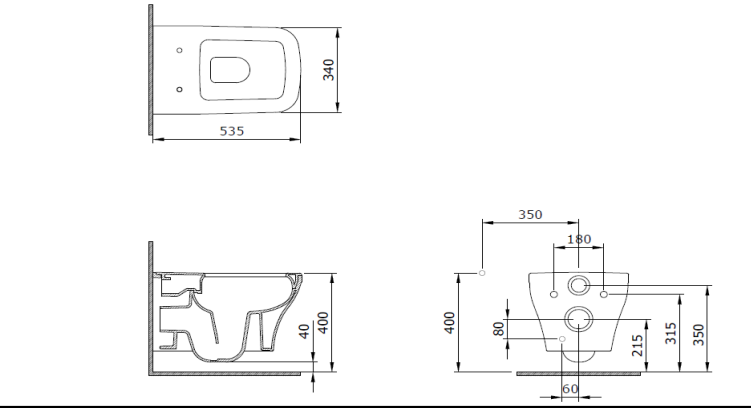 Bocchi Firenze Rimless Asma Klozet, Parlak Kırmızı