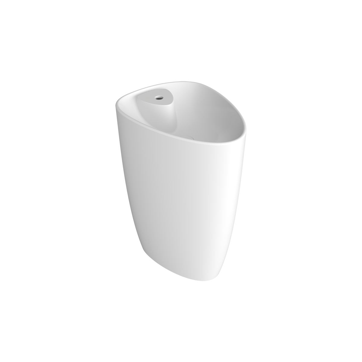 Bocchi Etna Monoblok Lavabo 58 cm Batarya Banklı Parlak Beyaz