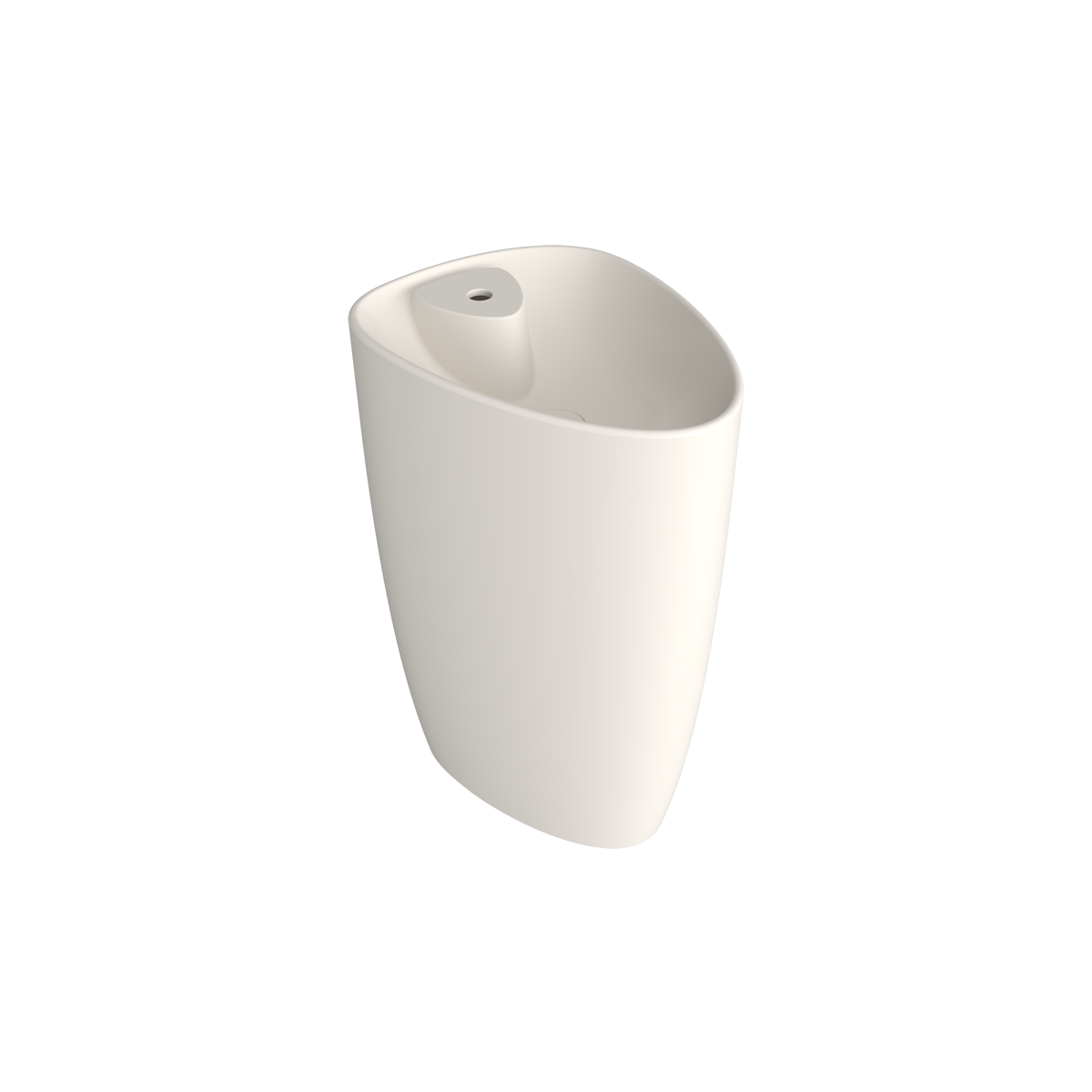 Bocchi Etna Monoblok Lavabo 58 cm Batarya Banklı Parlak Bisküvi