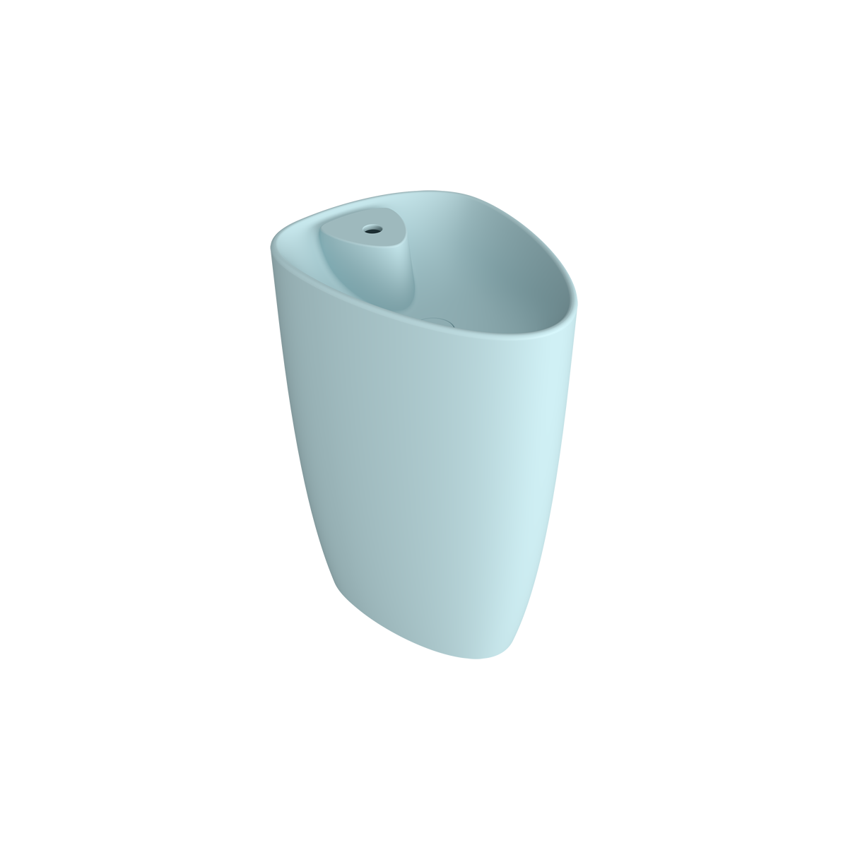 Bocchi Etna Monoblok Lavabo 58 cm Batarya Banklı Mat Buz Mavisi