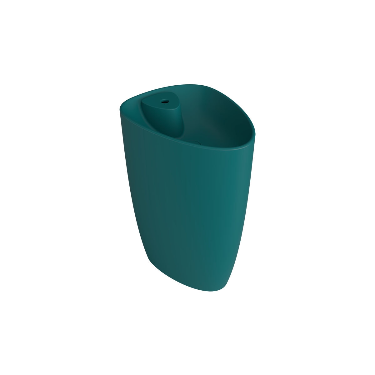 Bocchi Etna Monoblok Lavabo 58 cm Batarya Banklı Mat Petrol Mavisi