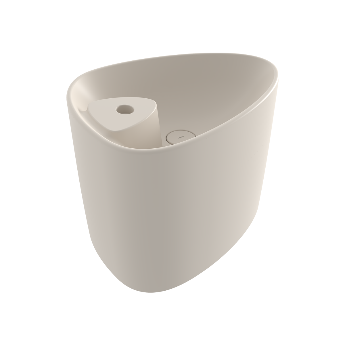 Bocchi Etna Tezgah Üstü Monoblok Lavabo 58 cm Batarya Banklı Mat Yasemin