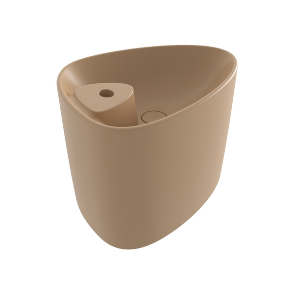 Bocchi Etna Tezgah Üstü Monoblok Lavabo 58 cm Batarya Banklı Mat Kaşmir