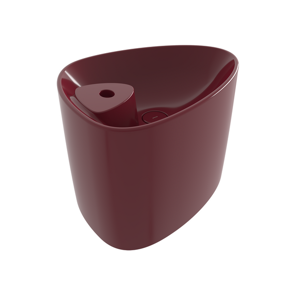 Bocchi Etna Tezgah Üstü Monoblok Lavabo 58 cm Batarya Banklı P.Burgonya Bordosu