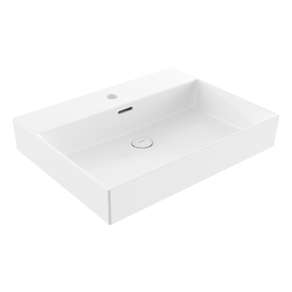 1376-001-0126 Bocchi Milano 60 cm Çanak Lavabo Parlak Beyaz