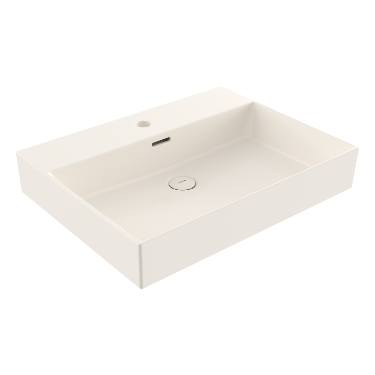 1376-014-0126 Bocchi Milano 60 cm Çanak Lavabo Parlak Bisküvi