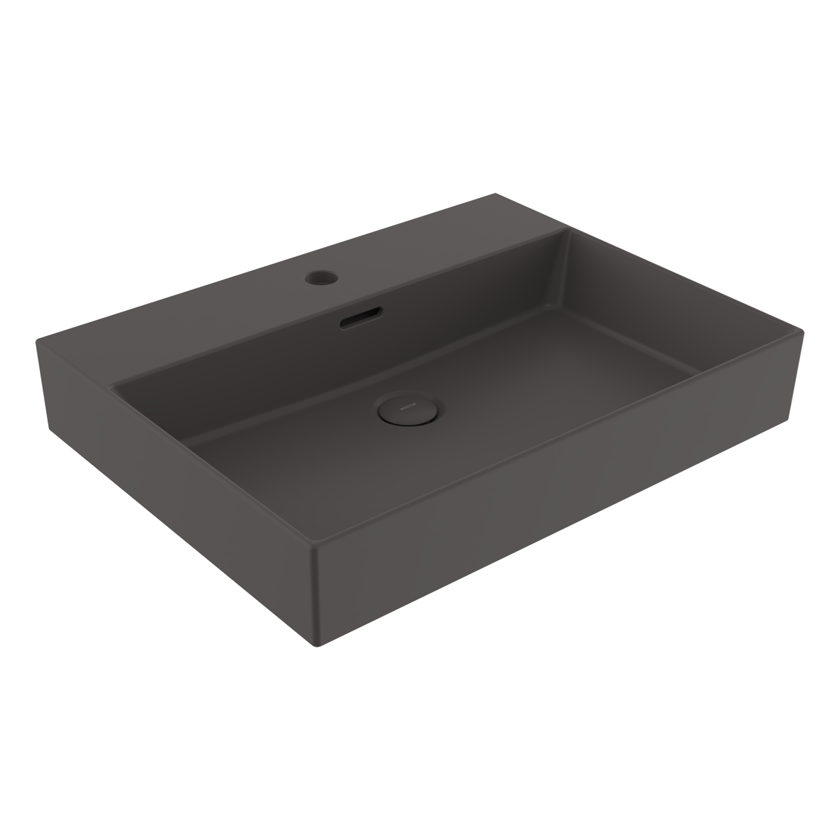 1376-020-0126 Bocchi Milano 60 cm Çanak Lavabo Mat Antrasit