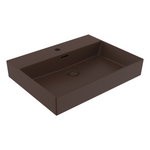 1376-025-0126 Bocchi Milano 60 cm Çanak Lavabo Mat Kahve
