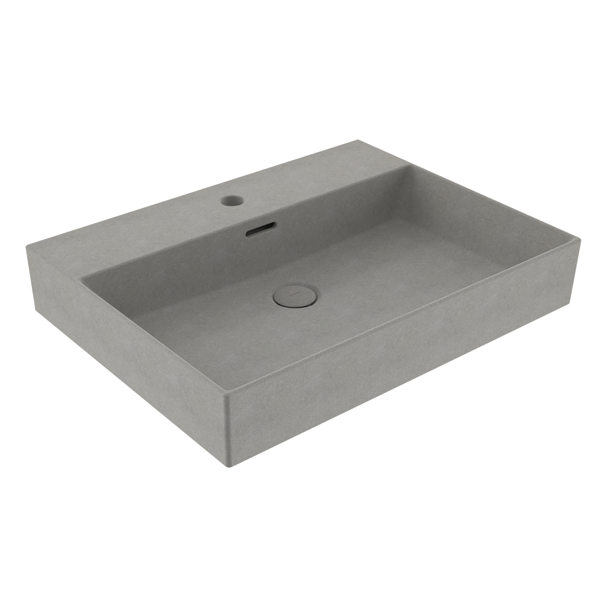 1376-069-0126 Bocchi Milano 60 cm Çanak Lavabo Mat Beton