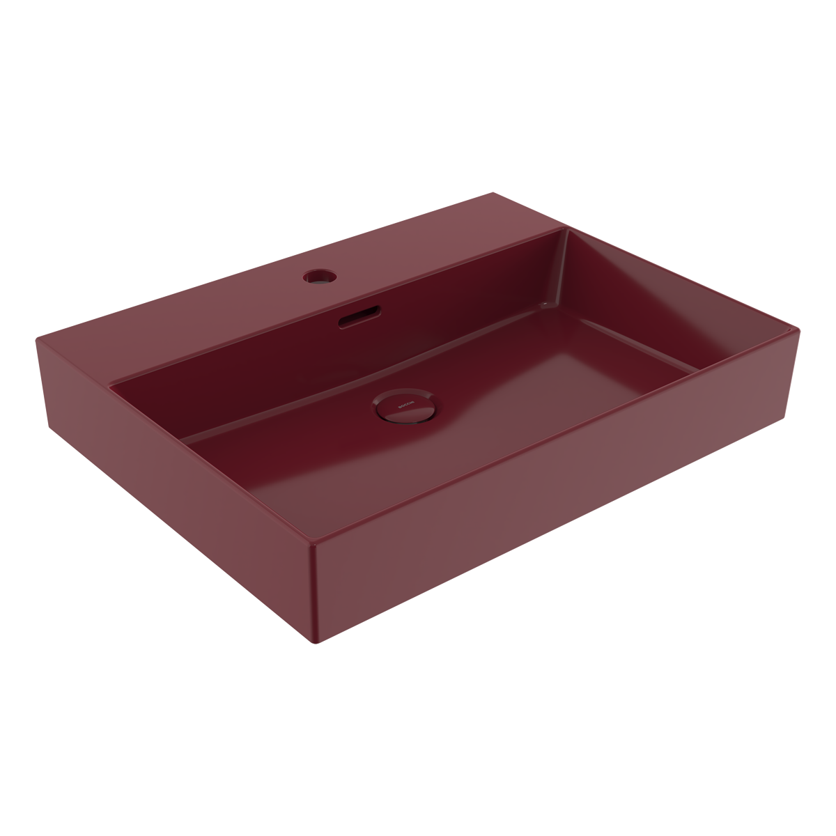 1376-072-0126 Bocchi Milano 60 cm Çanak Lavabo P.Burgonya Bordosu
