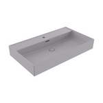 1377-006-0126 Bocchi Milano 80 cm Çanak Lavabo Mat Gri