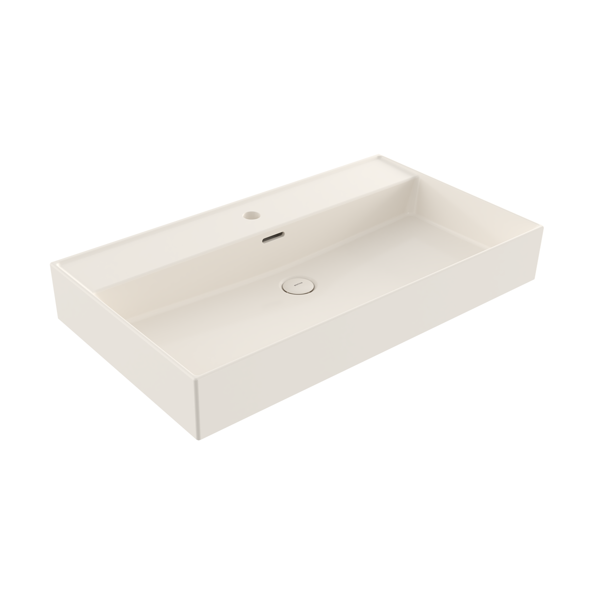 1377-014-0126 Bocchi Milano 80 cm Çanak Lavabo Parlak Bisküvi