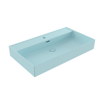 1377-029-0126 Bocchi Milano 80 cm Çanak Lavabo Mat Buz Mavisi