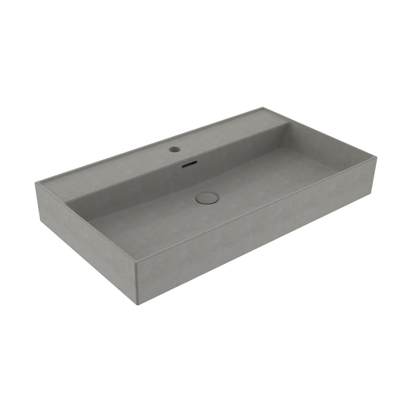 1377-069-0126 Bocchi Milano 80 cm Çanak Lavabo Mat Beton
