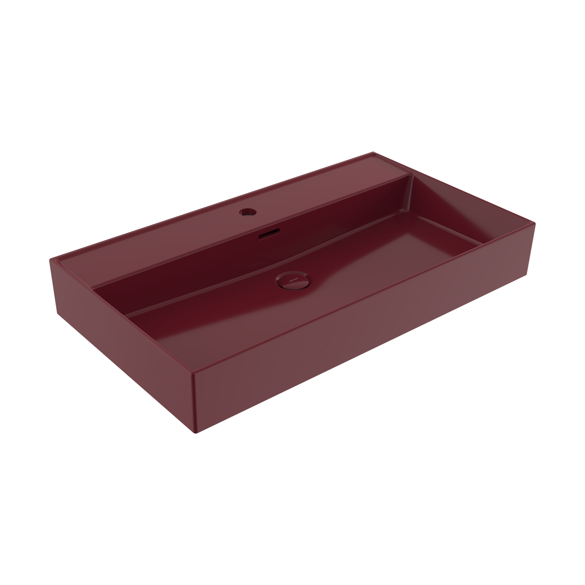 1377-072-0126 Bocchi Milano 80 cm Çanak Lavabo P.Burgonya Bordosu