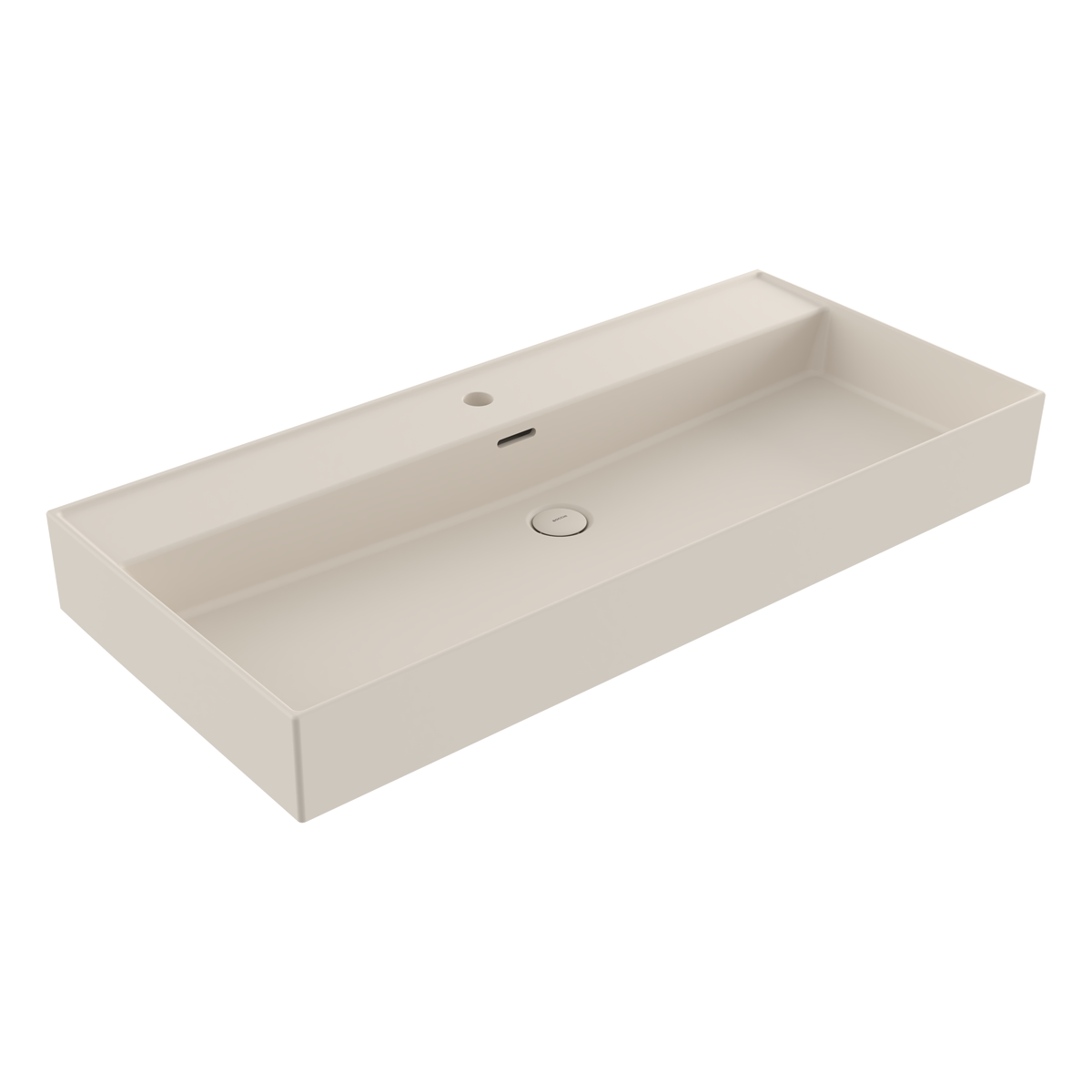 1378-007-0126 Bocchi Milano 100 cm Tezgah Üstü Lavabo Mat Yasemin