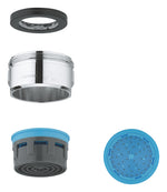 Grohe Lavabo Bataryası Perlatörü M24 X1 Dış Dişli Krom - 13929000 - GROHE 13929000