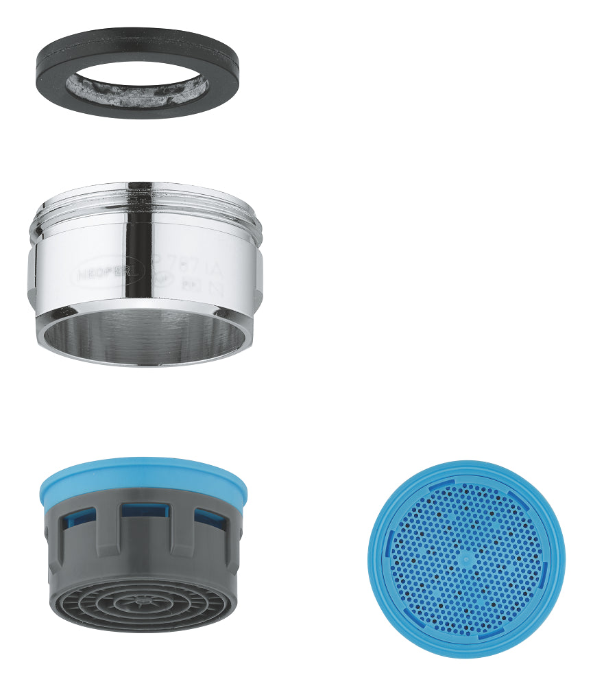 Grohe Lavabo Bataryası Perlatörü M24 X1 Dış Dişli Krom - 13929000 - GROHE 13929000