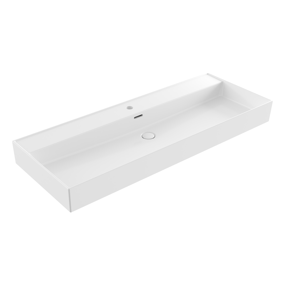 1394-001-0126 Bocchi Milano Lavabo 120 cm Parlak Beyaz