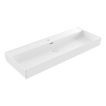 1394-002-0126 Bocchi Milano 120 cm Mat Beyaz Tezgah Üstü Lavabo