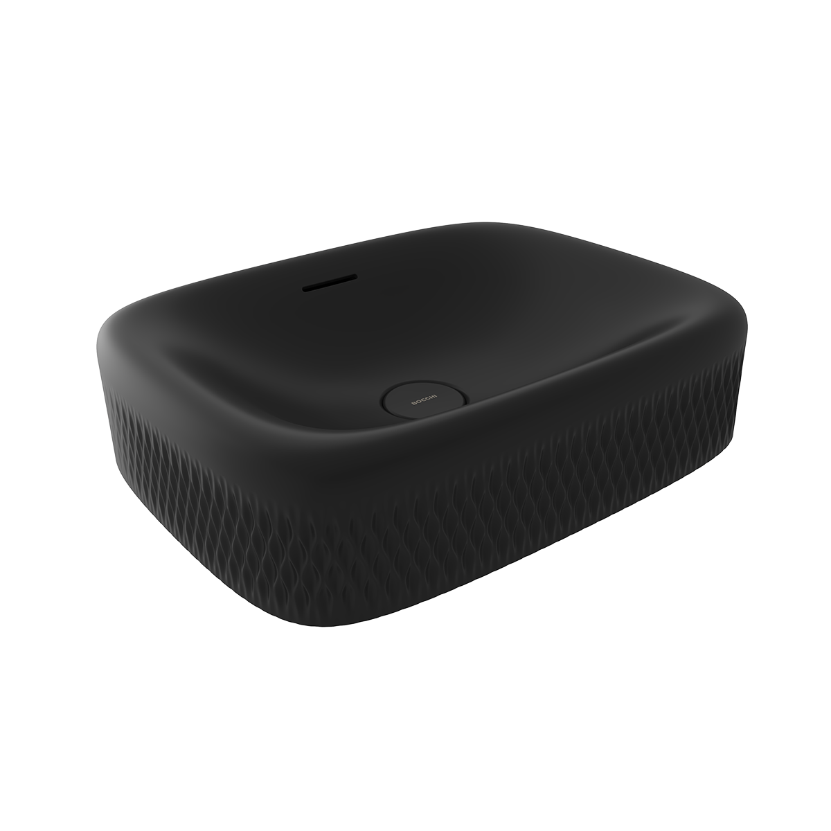 Bocchi New Age Tezgah Üstü Lavabo 55 cm Mat Siyah