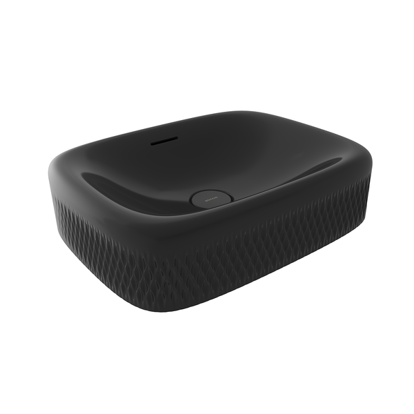 Bocchi New Age Tezgah Üstü Lavabo 55 cm Parlak Siyah