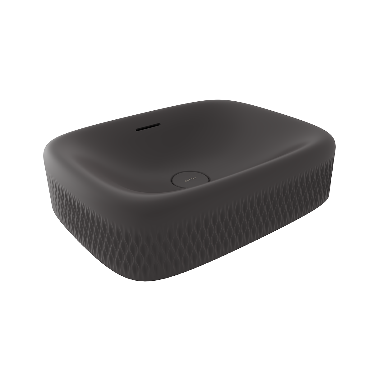 Bocchi New Age Tezgah Üstü Lavabo 55 cm Mat Antrasit