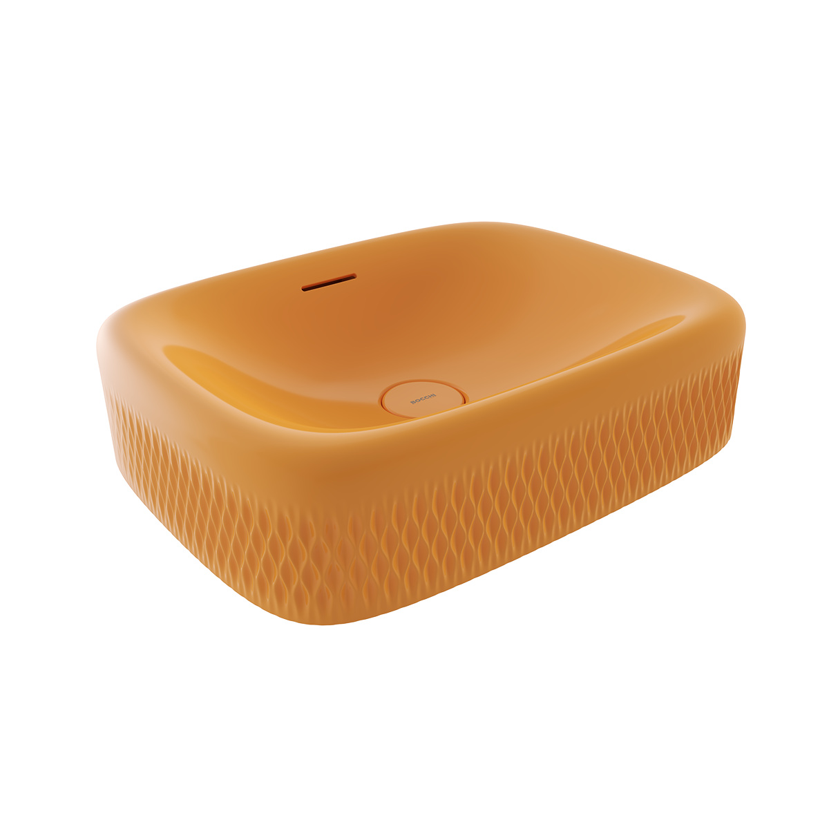 Bocchi New Age Tezgah Üstü Lavabo 55 cm P.Mandallina Sarısı