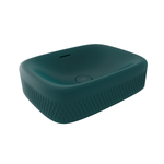 Bocchi New Age Tezgah Üstü Lavabo 55 cm Mat Petrol Mavisi