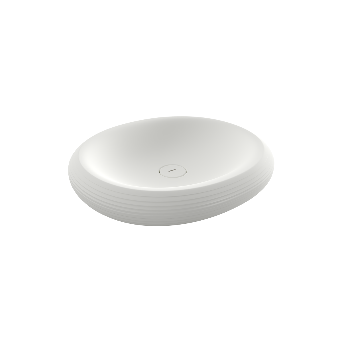 1414-002-0125 Bocchi Strata Tezgah Üstü Lavabo 49 cm Mat Beyaz