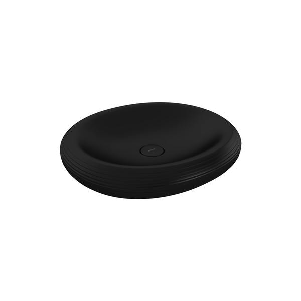 Bocchi Strata Tezgah Üstü Lavabo 49 cm Mat Siyah