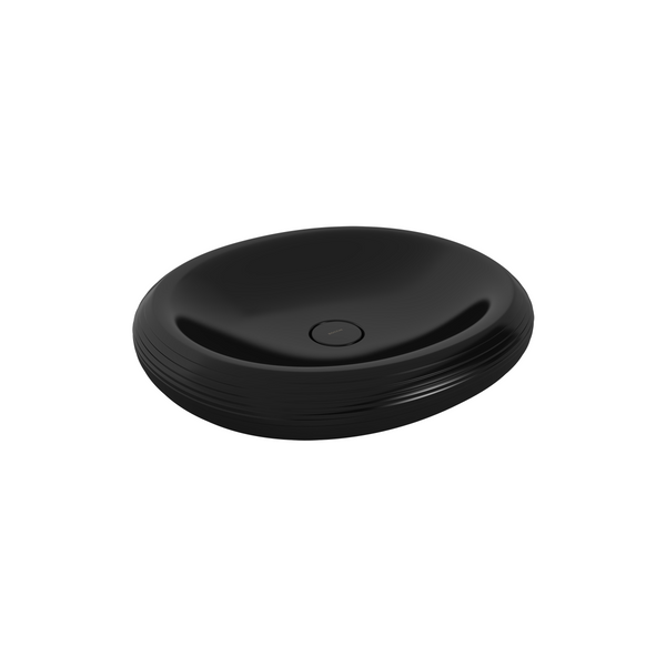 1414-005-0125 Bocchi Strata Tezgah Üstü Lavabo 49 cm Parlak Siyah