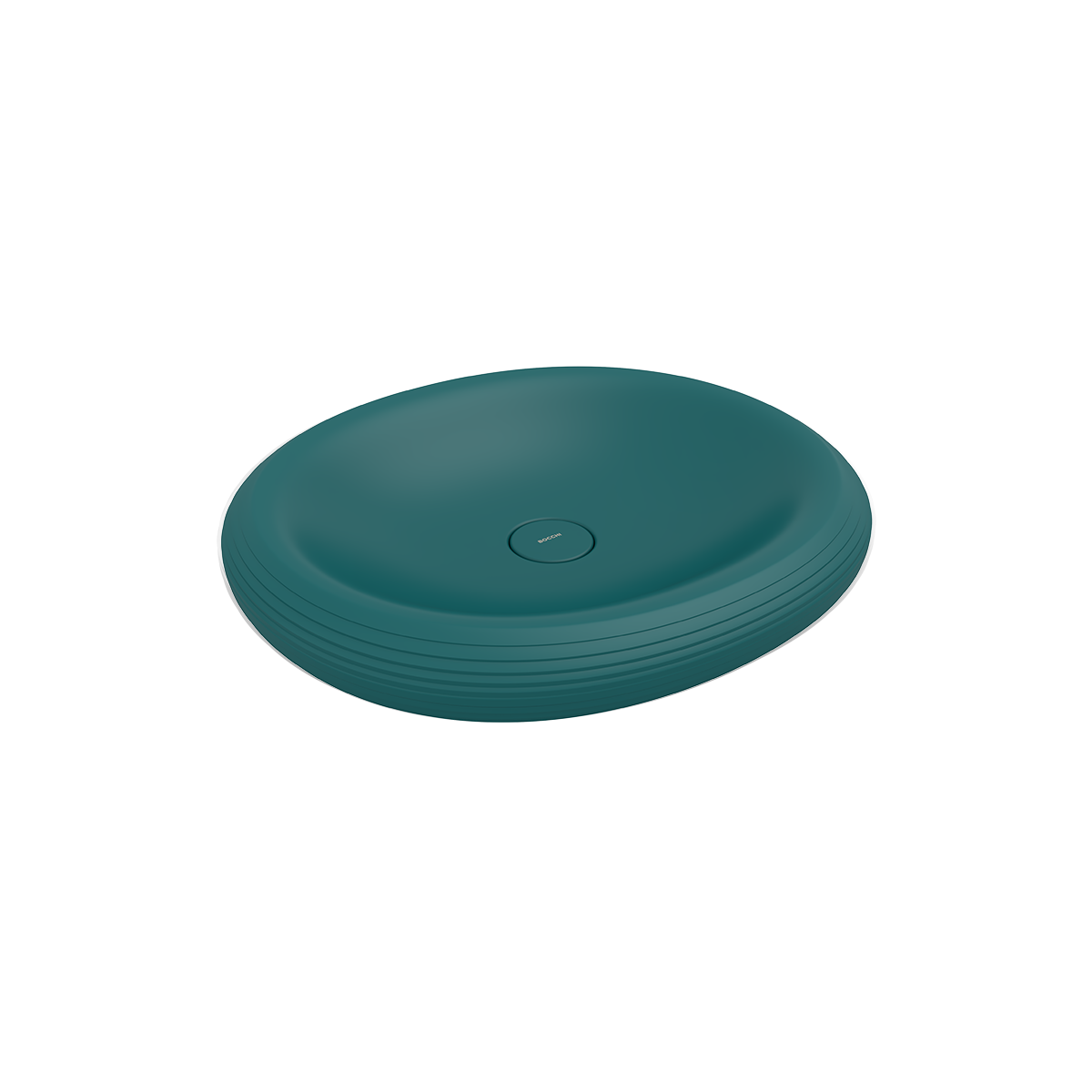 1414-071-0125 Bocchi Strata Tezgah Üstü Lavabo 49 cm Mat Petrol Mavisi