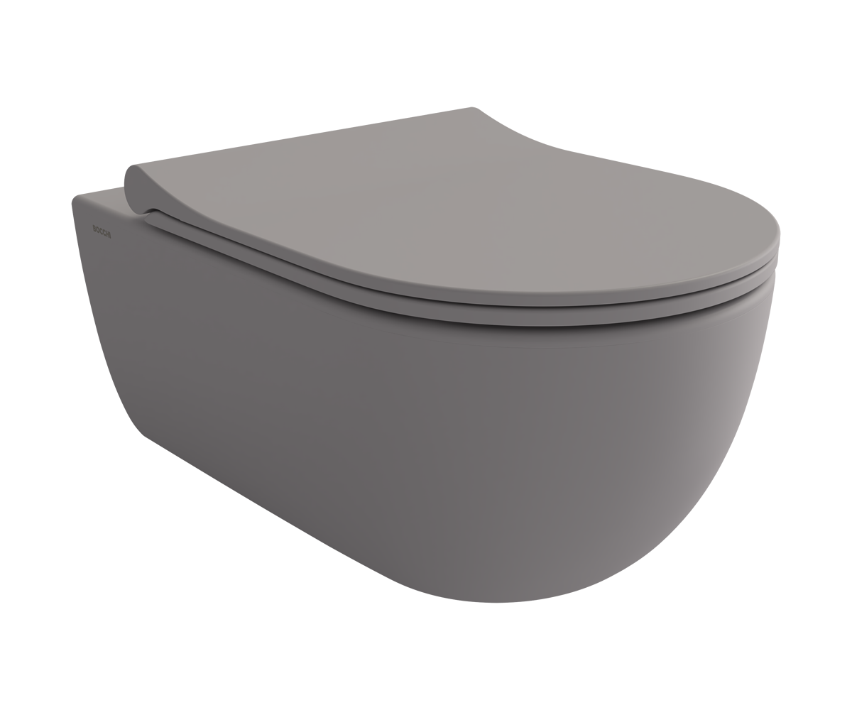 Bocchi V Tondo Rimless Asma Klozet Mat Gri