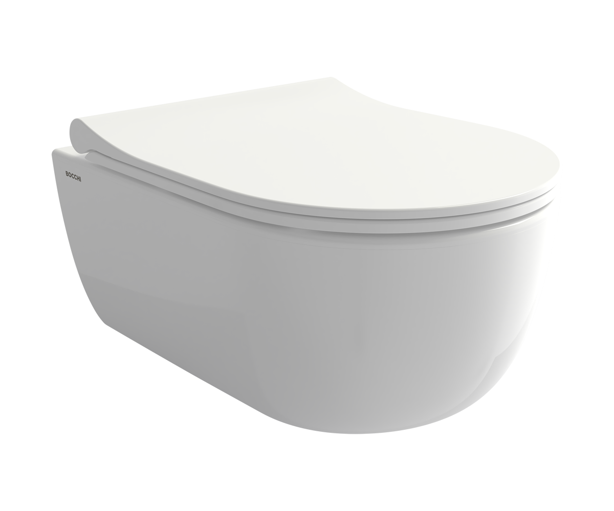 Bocchi V Tondo Rimless Kısa Asma Klozet Parlak Beyaz