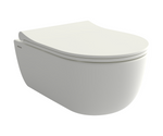 Bocchi V Tondo Rimless Kısa Asma Klozet Mat Beyaz