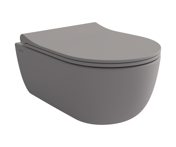 Bocchi V Tondo Rimless Kısa Asma Klozet Mat Gri