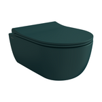 Bocchi V Tondo Rimless Kısa Asma Klozet Mat Petrol Mavisi