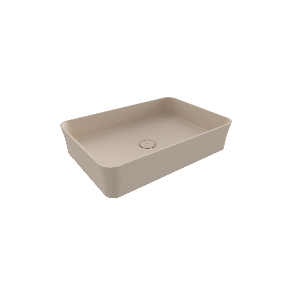 1476-007-0125 Bocchi Slim Line Dikdörtgen Lavabo 55x38 cm Mat Yasemin
