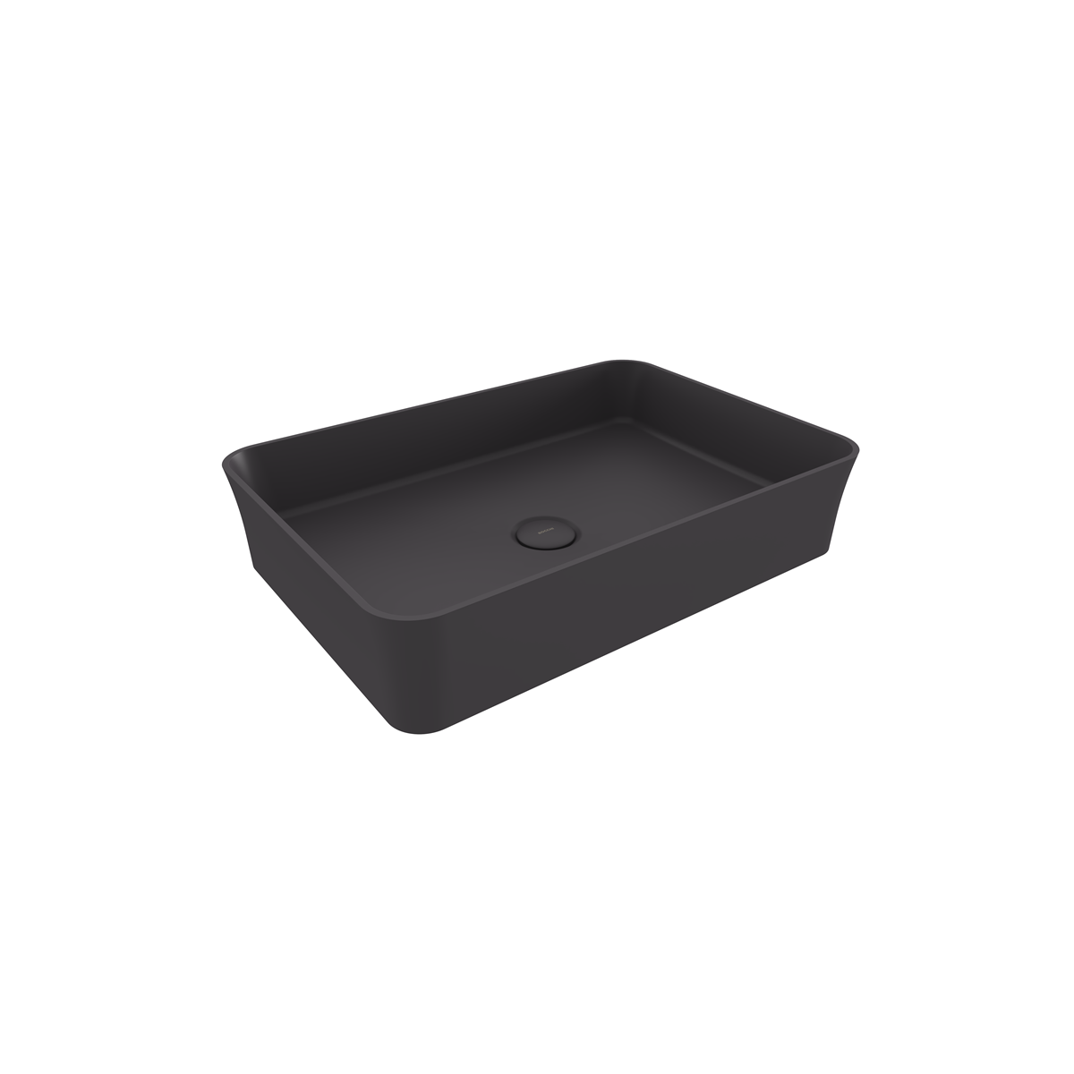 1476-020-0125 Bocchi Slim Line Dikdörtgen Lavabo 55x38 cm Mat Antrasit
