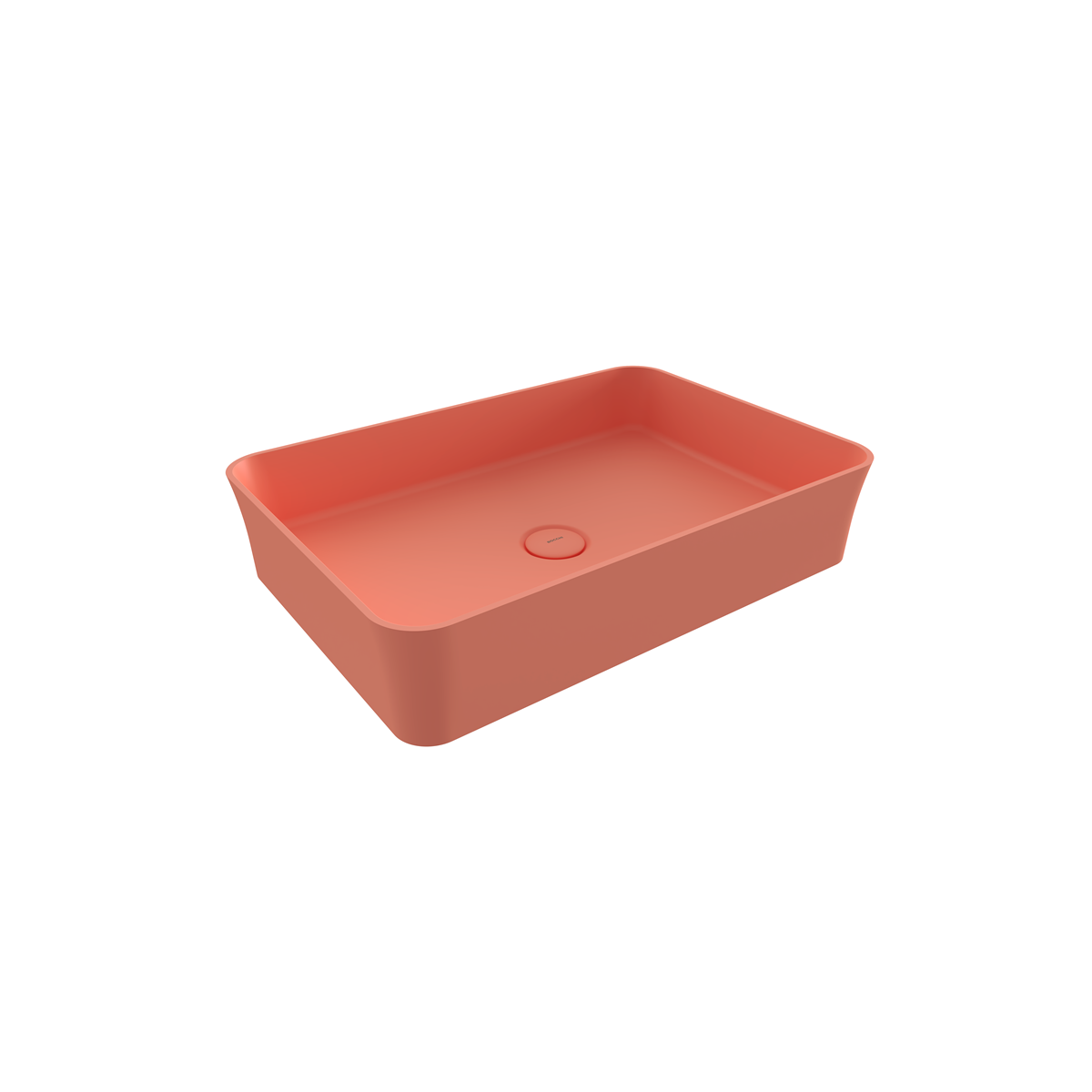 1476-032-0125 Bocchi Slim Line Dikdörtgen Lavabo 55x38 cm Mat Somon