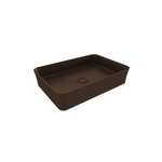 1476-070-0125 Bocchi Slim Line Dikdörtgen Lavabo 55x38 cm Mat Bronz