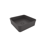1477-020-0125 Bocchi Slim Line Kare Lavabo 38x38 cm Mat Antrasit
