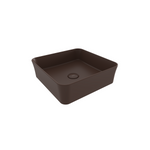 1477-025-0125 Bocchi Slim Line Kare Lavabo 38x38 cm Mat Kahve